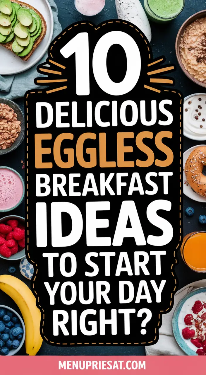 10 Healthy Eggless Breakfast Recipes for a Wholesome Start
