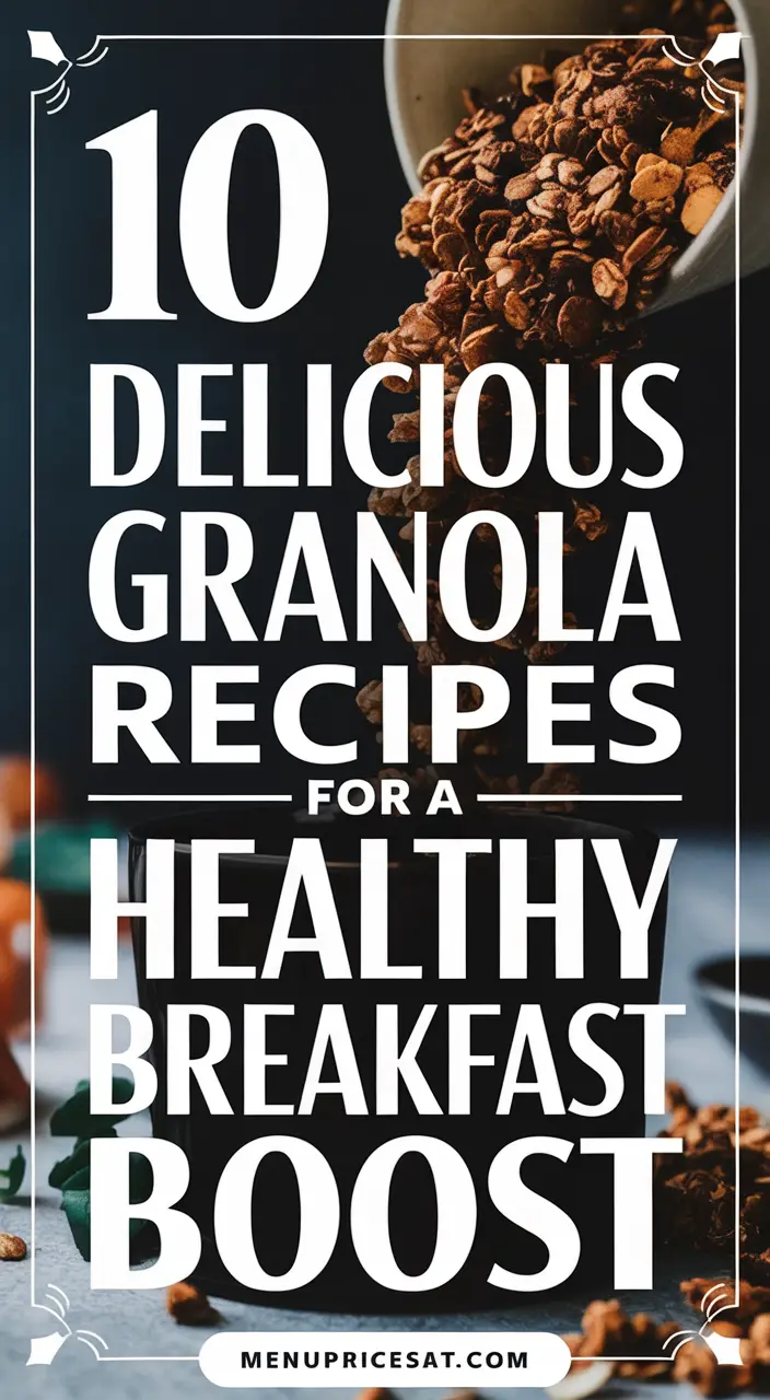 10 Healthy Granola Recipes for a Balanced Breakfast