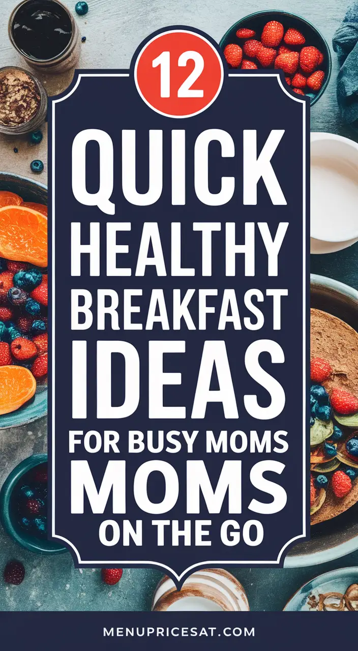 12 Healthy Breakfast Ideas for Busy Moms