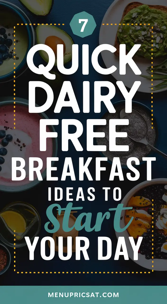 12 Quick Breakfast Ideas That Are Dairy-Free