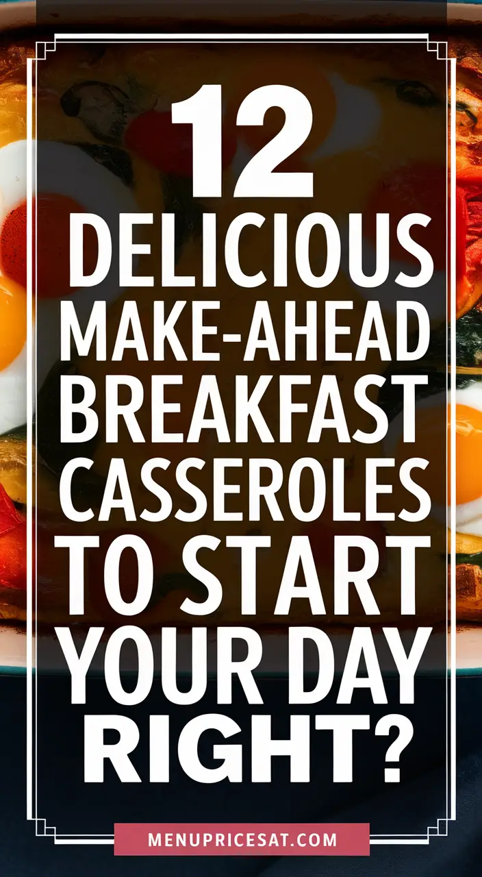 12 Tasty Breakfast Casseroles You Can Make Ahead