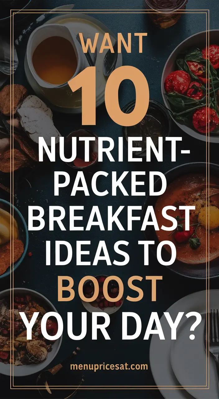 10 Superfood-Packed Breakfast Ideas for Maximum Nutrients