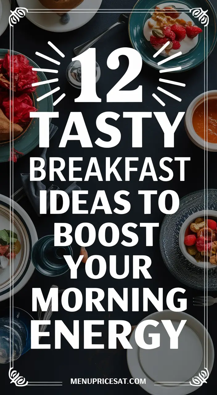 12 Easy Breakfast Ideas for High-Energy Mornings