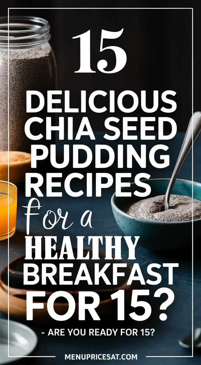 15 Creative Chia Seed Pudding Ideas for a Healthy Breakfast