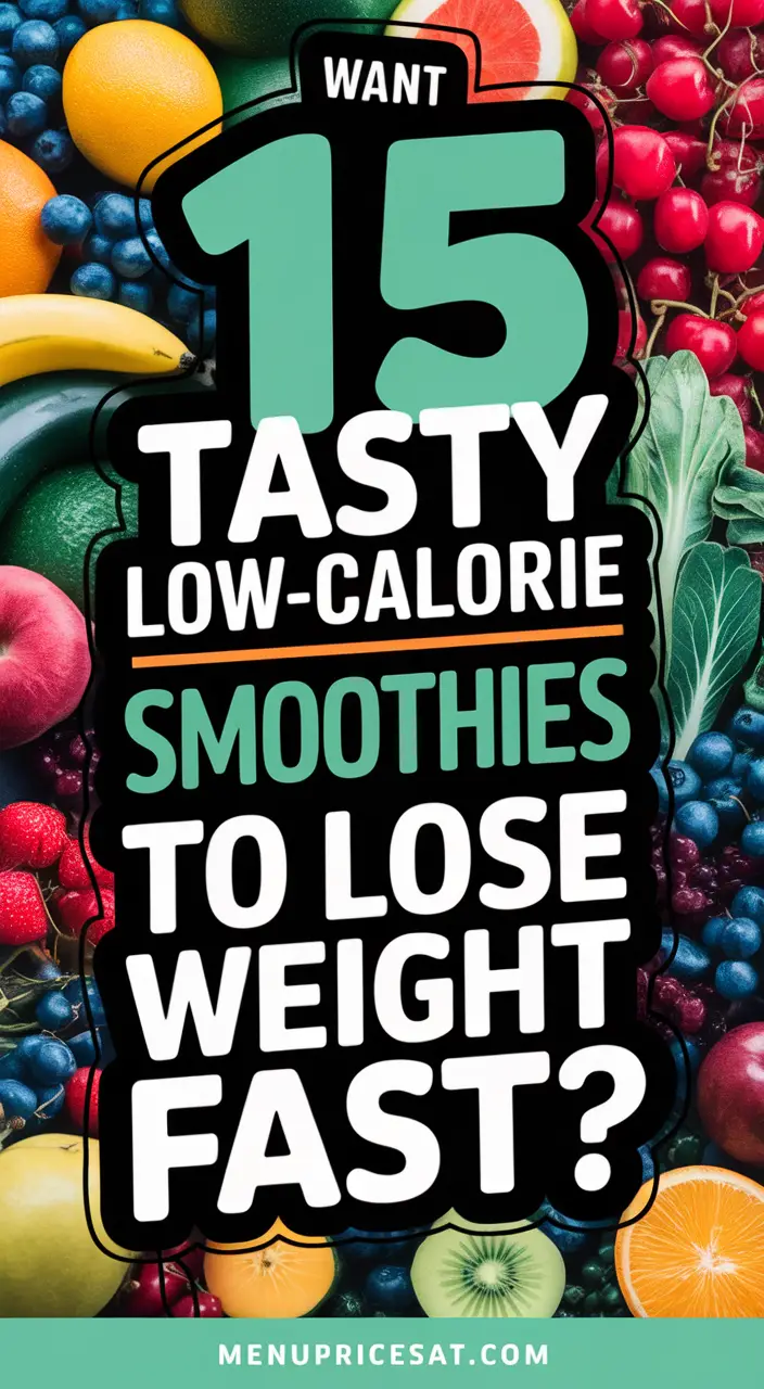 15 Delicious and Low-Calorie Smoothie Recipes for Weight Loss